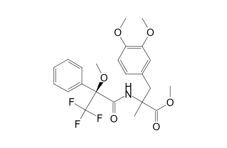 DL-Tyrosine, 3-methoxy-O,.alpha.-dimethyl-N-(3,3,3-trifluoro-2-methoxy-1-oxo-2-phenylpropyl)-, methyl ester, (S)-