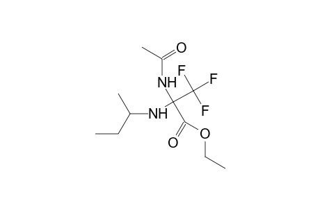 Ethyl 2-(acetylamino)-2-(sec-butylamino)-3,3,3-trifluoropropanoate