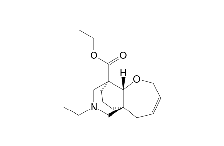 Ethyl (1S*,7R*,8R*)-10-ethyl-6-oxa-10-azatricyclo[6.3.3.0(1,7)]tetradec-3-ene-8-carboxylate