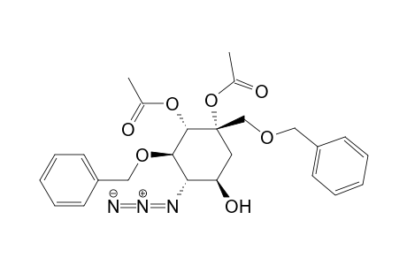 (1R,2S,3R,4S,5S)-2-Azido-4,5-Di-O-acetyl-3-O-benzyl-5-((benzyloxy)methyl)cyclohexane-1,3,4,5-tetrol