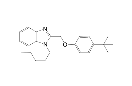1H-1,3-Benzimidazole, 2-[[4-(1,1-dimethylethyl)phenoxy]methyl]-1-pentyl-