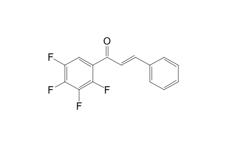 (E)-1-(2',3',4',5'-Tetrafluorophenyl)-3-phenylprop-2-en-1-one