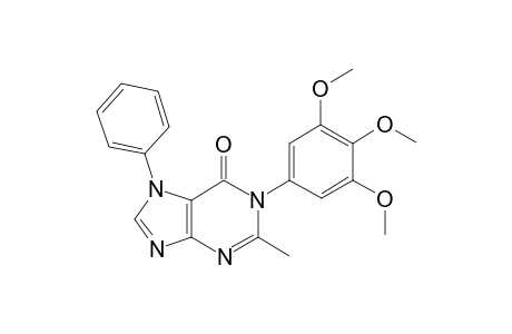 2-Methyl-7-phenyl-1-(3,4,5-trimethoxyphenyl)-6-purinone