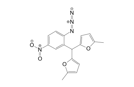 2,2'-[(2-Azido-5-nitrophenyl)methanediyl]bis(5-methylfuran)
