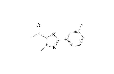 1-[4-methyl-2-(3-methylphenyl)-1,3-thiazol-5-yl]ethanone