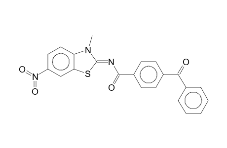 4-Benzoyl-N-(3-methyl-6-nitrobenzothiazol-2(3H)-ylidene)benzamide