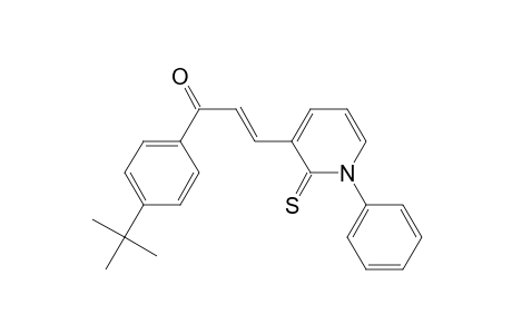 (E)-1-(4-tert-butylphenyl)-3-(1-phenyl-2-sulfanylidene-3-pyridinyl)-2-propen-1-one
