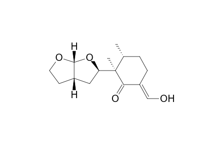 (2R,3R)-2-[(2R,3aS,6aR)-Hexahydrofuro[2,3-b]furan-2-yl]-6-hydroxymethylene-2,3-dimethylcyclohexanone