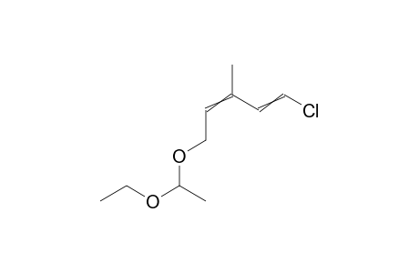 1-Chloro-5-(1-ethoxy)ethoxy-3-methyl-1,3-pentadiene