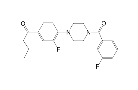 1-[3-Fluoro-4-[4-(3-fluoro-benzoyl)-piperazin-1-yl]-phenyl]-butan-1-one