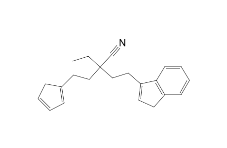 1H-Indene-3-butanenitrile, .alpha.-[2-(1,3-cyclopentadien-1-yl)ethyl]-.alpha.-ethyl-