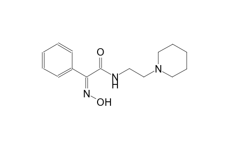 (2Z)-2-(hydroxyimino)-2-phenyl-N-[2-(1-piperidinyl)ethyl]ethanamide