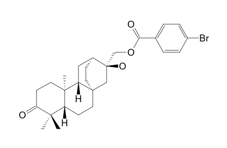 ENT-17-PARA-BROMOBENZOYLOXY-16-ALPHA-HYDROXY-ATISAN-3-ONE