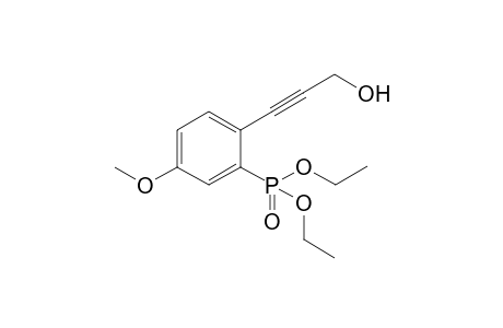 [5-Methoxy-2-(3-hydroxy-prop-1-ynyl)-phenyl]-phosphonic Acid Diethyl Ester