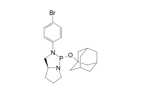 2-(Tricyclo[3.3.1.1(3',7')]dec-1'-yloxy)-3-(p-bromophenyl)-1,3-diaza-2-phospha bicyclo[3.3.0]octane