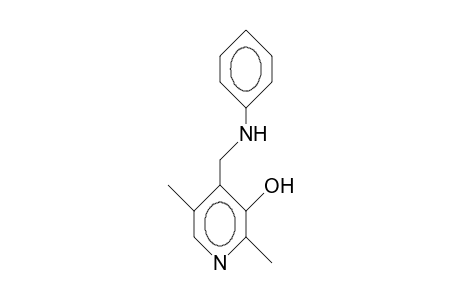 N-(<3-Hydroxy-2,5-dimethyl-pyrid-4-yl>-methyl)-aniline