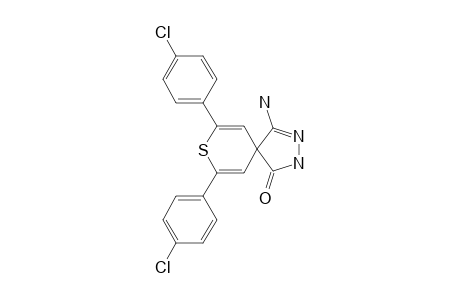 4-AMINO-7,9-DI-(4-CHLOROPHENYL)-8-THIA-2,3-DIAZASPIRO-[4,5]-DECA-3,6,9-TRIENE-1-ONE