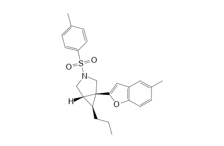 1-(5-Methylbenzofuran-2-yl)-6-propyl-3-tosyl-3-azabicyclo[3.1.0]hexane