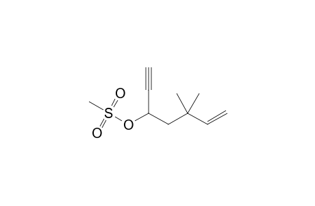 3,3-Dimethyl-5-methylsulfonyloxyhep-1-en-6-yne