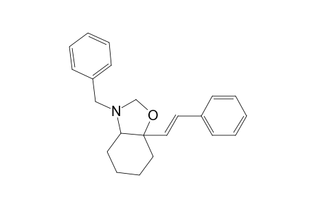 (3aRS,7aRS)-3-Benzyl-7a-[(E)-2-phenylvinyl]octahydro-1,3-benzoxazole