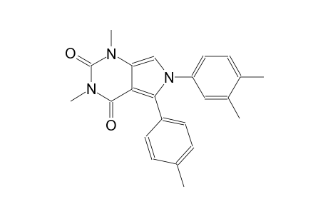 6-(3,4-dimethylphenyl)-1,3-dimethyl-5-(4-methylphenyl)-1H-pyrrolo[3,4-d]pyrimidine-2,4(3H,6H)-dione
