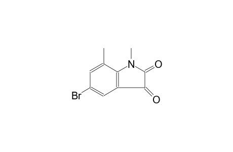 1H-indole-2,3-dione, 5-bromo-1,7-dimethyl-