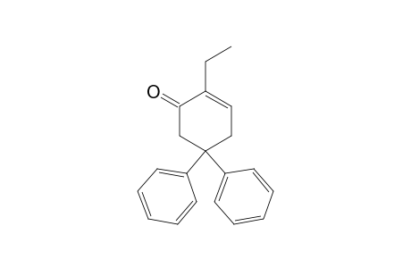 2-Cyclohexen-1-one, 2-ethyl-5,5-diphenyl-
