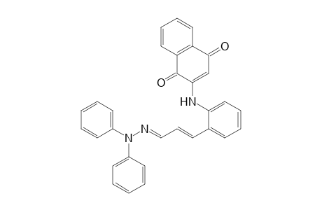 (E)-N-[2-(3-N',N'-Diphenylhydrazonoprop-1-enyl)phenyl]-2-amino-1,4-naphthoquinone