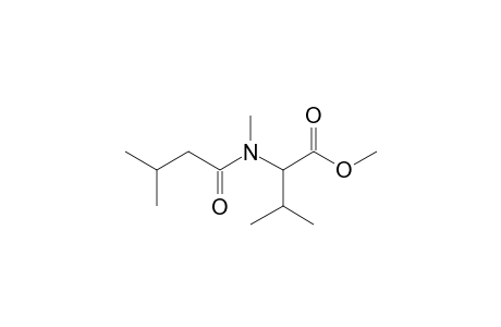 3-Methyl-2-(3-methylbutanoylamino)butanoic acid, 2me derivative