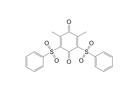 2,6-bis(benzenesulfonyl)-3,5-dimethyl-1,4-benzoquinone