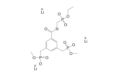 TRILITHIUM-3,5-BIS-(METHYLPHOSPHONATOMETHYL)-BENZOIC-ACID-ETHYLPHOSPHONATOMETHYL-AMIDE