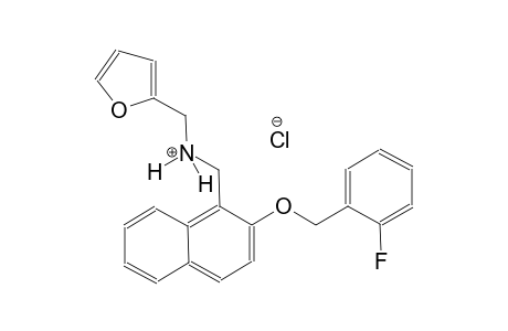 2-furanmethanaminium, N-[[2-[(2-fluorophenyl)methoxy]-1-naphthalenyl]methyl]-, chloride