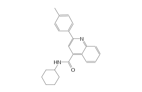 N-cyclohexyl-2-(4-methylphenyl)-4-quinolinecarboxamide