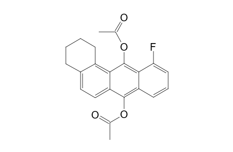 11-fluoro-1m2m3m4-tetrahydrobenz[a]anthracene-7,12-diol diacetate