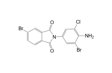 2-(4-amino-3-bromo-5-chlorophenyl)-5-bromo-1H-isoindole-1,3(2H)-dione