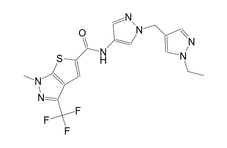 1H-thieno[2,3-c]pyrazole-5-carboxamide, N-[1-[(1-ethyl-1H-pyrazol-4-yl)methyl]-1H-pyrazol-4-yl]-1-methyl-3-(trifluoromethyl)-