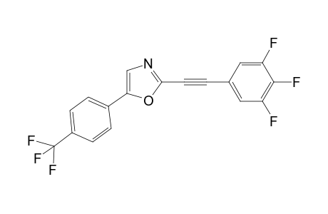 5-{4-(Trifluoromethyl)phenyl}-2-{(3,4,5-trifluorophenyl)ethynyl}oxazole