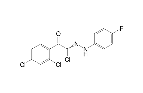 Benzeneethanehydrazonoyl chloride, 2,4-dichloro-N-(4-fluorophenyl)-alpha-oxo-