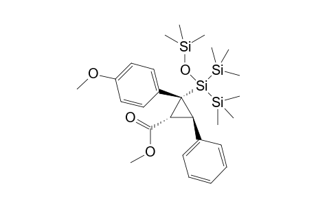 Methyl 2-(1',1'-bistrimethylsilyl-1'-trimethylsiloxy)silyl-2-(4-methoxyphenyl)-3-phenyl cyclopropanecarboxylate