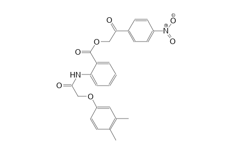 benzoic acid, 2-[[(3,4-dimethylphenoxy)acetyl]amino]-, 2-(4-nitrophenyl)-2-oxoethyl ester
