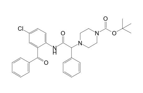 tert-Butyl-4-(2-(2-benzoyl-4-chlorophenylamino)-2-oxo-1-phenylethyl)piperazine-1-carboxylate