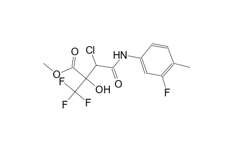 methyl 3-chloro-4-(3-fluoro-4-methylanilino)-2-hydroxy-4-oxo-2-(trifluoromethyl)butanoate