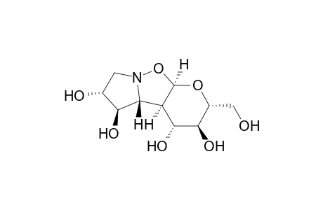 (2R,3S,4R,4aR,4bR,5R.6R,9aR)-3,4,5,6-Tetrahydroxy-2-(hydroxymethyl)-octahydro-2H-pyrano[3,2-d]pyrrolo[1,2-b]isoxazole