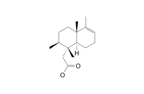2-[(1R,2S,4aS,8aS)-1,2,4a,5-tetramethyl-2,3,4,7,8,8a-hexahydronaphthalen-1-yl]acetic acid