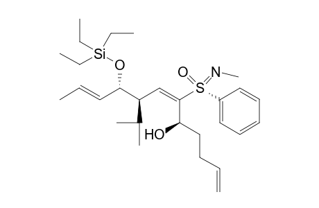 (5R,6E,8R,9S,10E)-8-Isopropyl-6-[(S)-N-methyl-S-phenyl-sulfonimidoyl)]-9-(triethylsilyloxy)dodeca-1,6,10-trien-5-ol