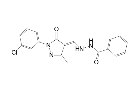 benzoic acid, 2-[(E)-[1-(3-chlorophenyl)-1,5-dihydro-3-methyl-5-oxo-4H-pyrazol-4-ylidene]methyl]hydrazide
