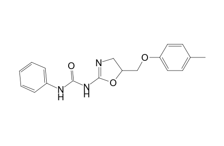 1-[5-[(4-methylphenoxy)methyl]-2-oxazolin-2-yl]-3-phenyl-urea
