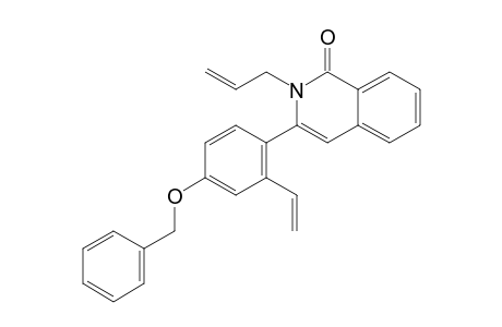 2-Allyl-3-(4-benzyloxy-2-vinylphenyl)-2H-isoquinolin-1-one