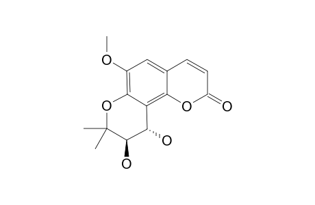 DIHYDROPYRANOCOUMARIN;(-)-6-METHOXY-TRANS-KHELLACTONE