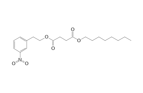 Succinic acid, 2-(3-nitrophenyl)ethyl octyl ester